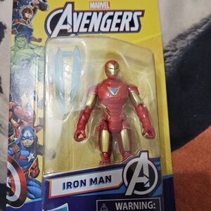 Marvel Avengers Iron Man Action Figure - Red and Gold